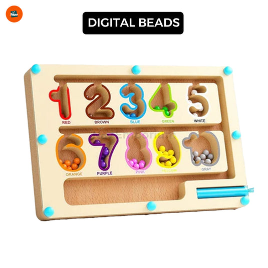 Kids Developing Skills with Magnetic Toy