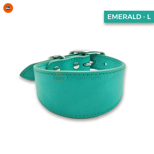 Luxury leather dog collar5