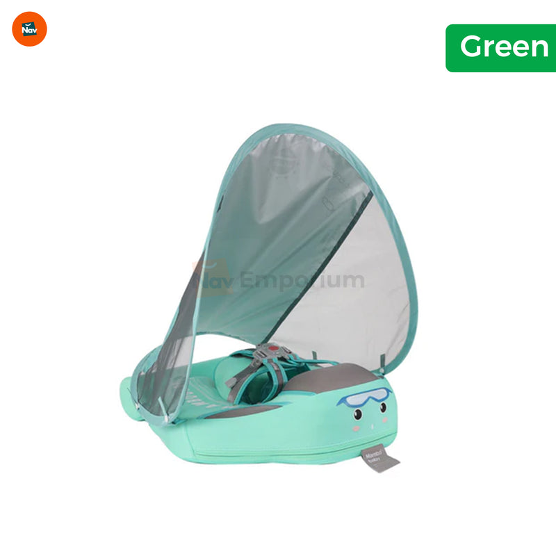 Close-up of baby float's durable PVC material