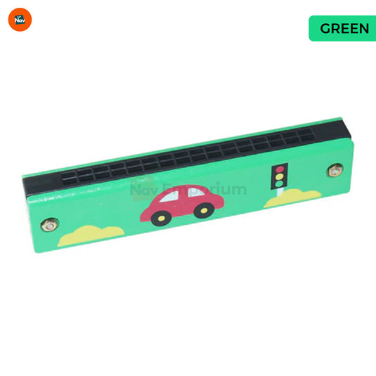 Happy Child with Harmonica