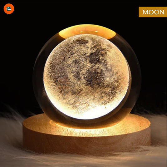 Decorative crystal night light