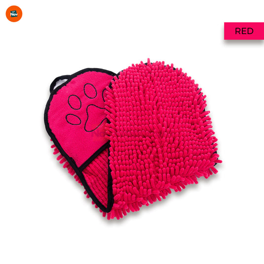 Machine-washable pet towel