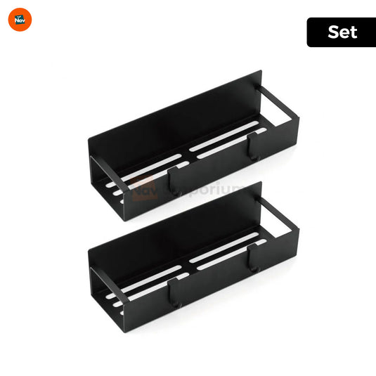 Sleek magnetic organizer design.