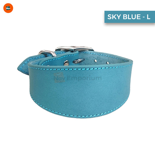 Luxury leather dog collar r
