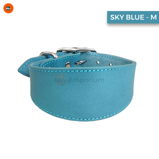 Luxury leather dog collar t