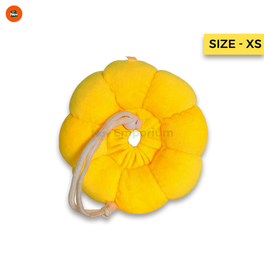 Sunflower design pet recovery collar