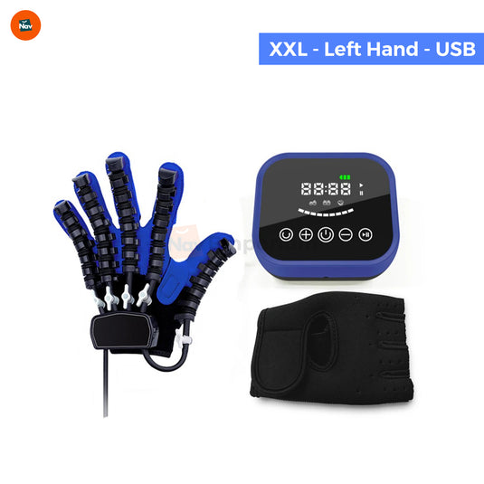 Stroke recovery hand glove