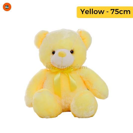 GlowBear LED plush bear in a child's room -8