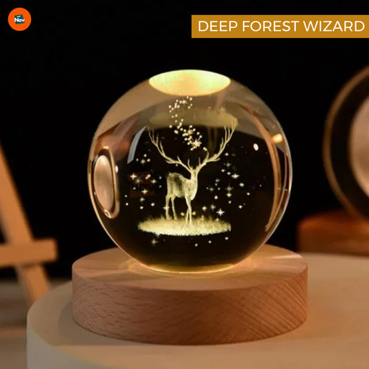 Modern crystal table lamp