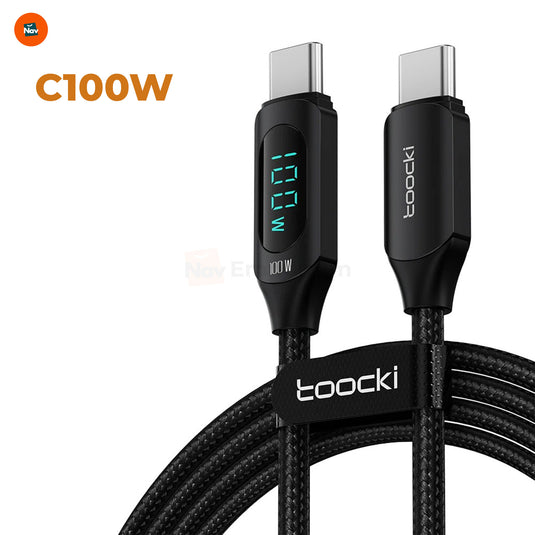Durable nylon braided USB-C cable