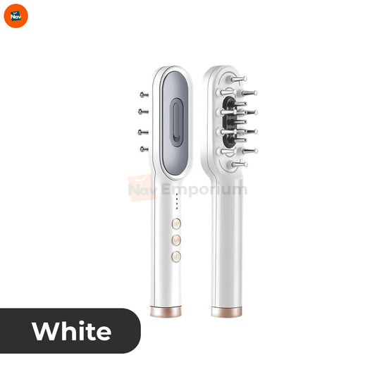 Variant image of scalp massage laser comb color white
