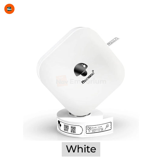 Portable barcode label printer for office use