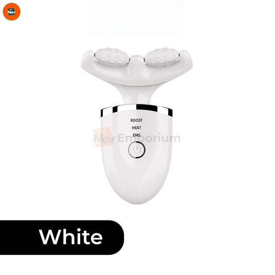 LED face massager color variant closeup