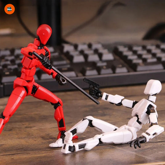 FlexiBot 13 Action Figure Close-up 8