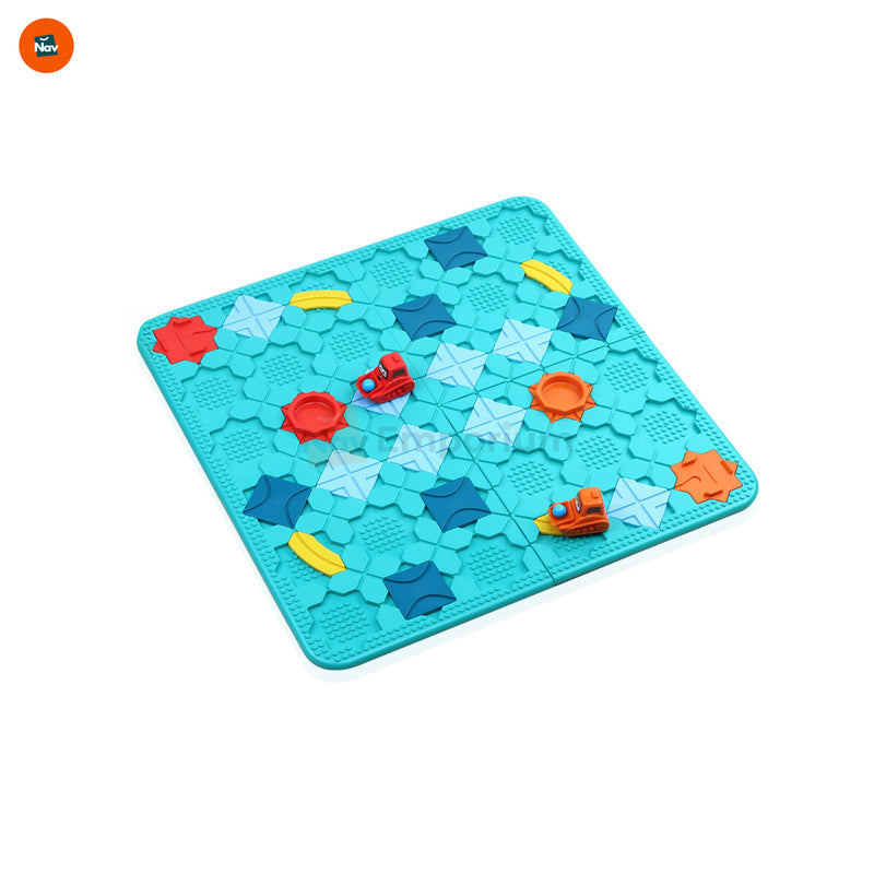 STEM puzzle racer toy