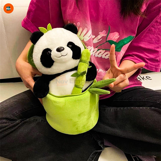 Cuddly panda stuffed toy