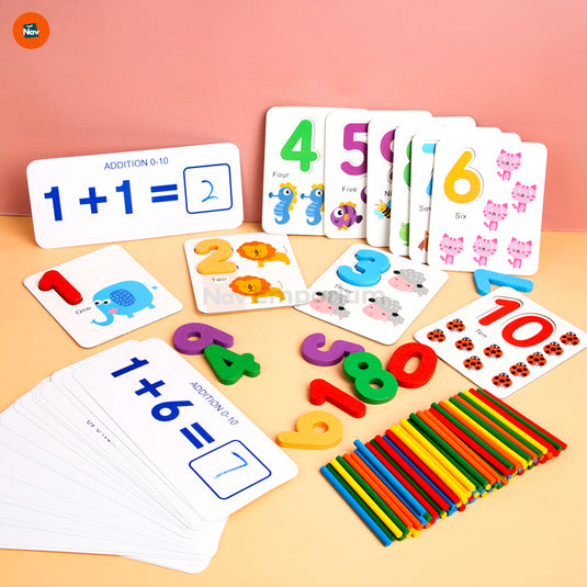 Kids magnetic number set