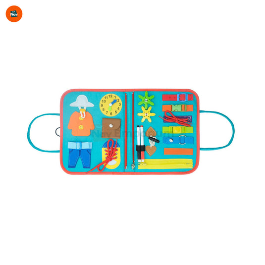 Montessori Busy Board Front View