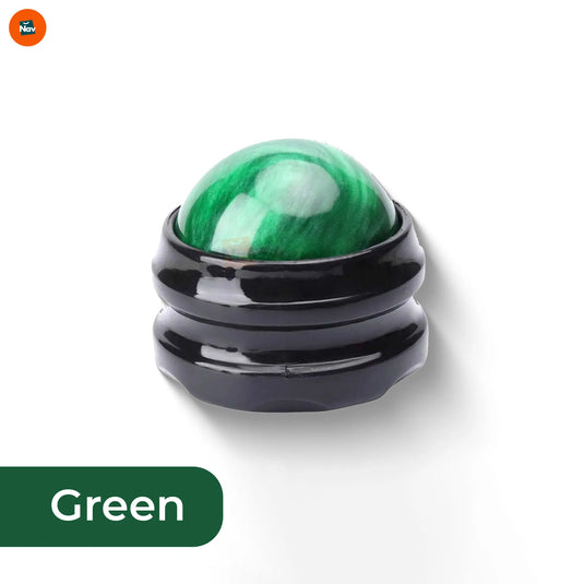 Massage ball green color options for muscle relief