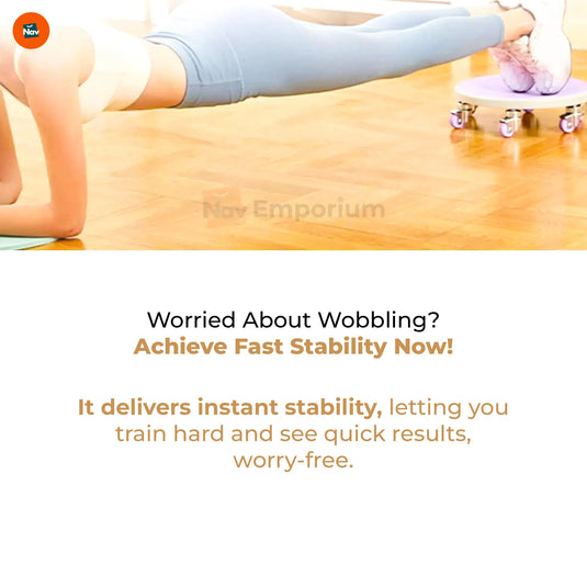 Feature shot of six-wheel abdominal wheel design