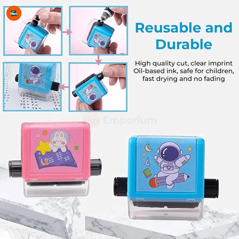 Adjustable Difficulty Math Stamps 