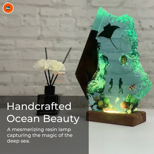 Epoxy resin night light