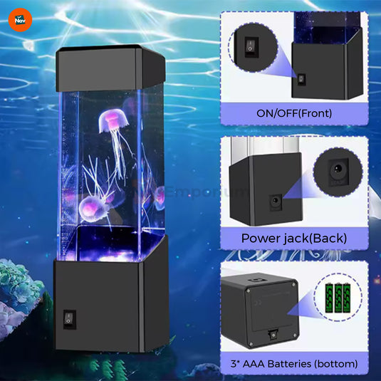 Color-changing jellyfish light