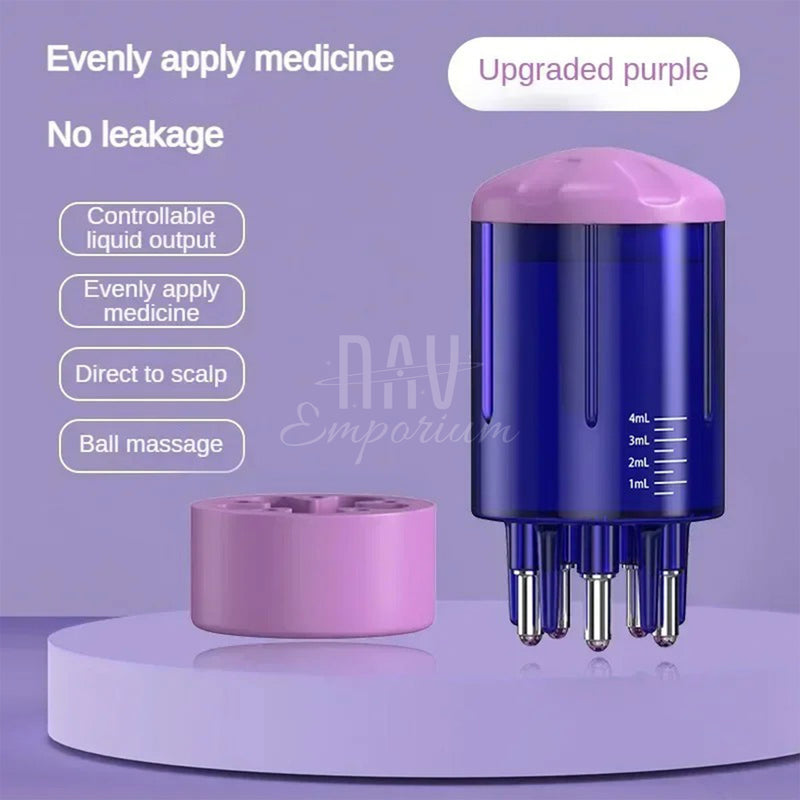 Scalp massage applicator