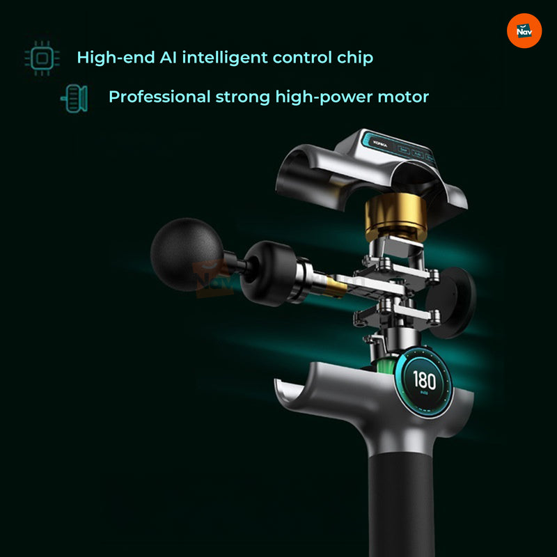 Adjustable speed massage device