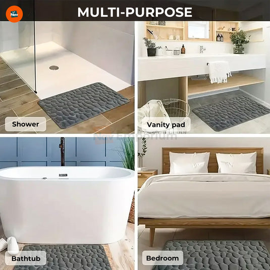 Quick-Drain Shower Mat  