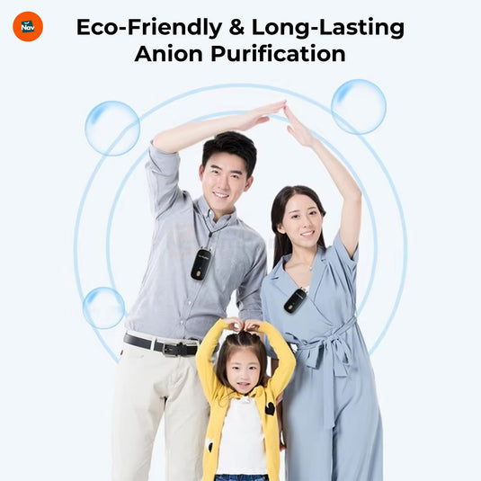 Wearable air purifier necklace 