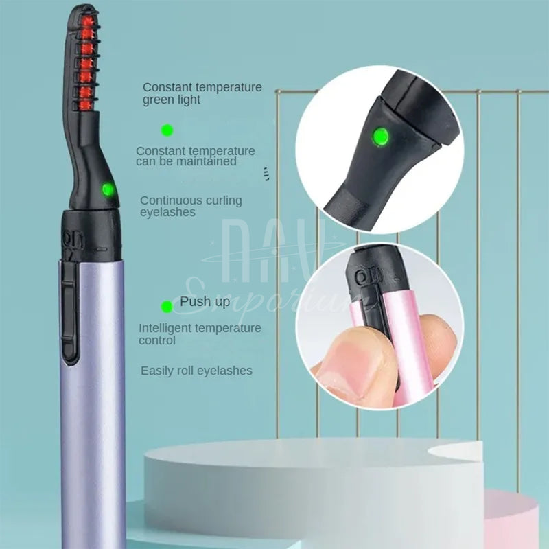 Long-lasting lash lift curler