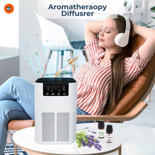 Compact air purifier for small spaces 