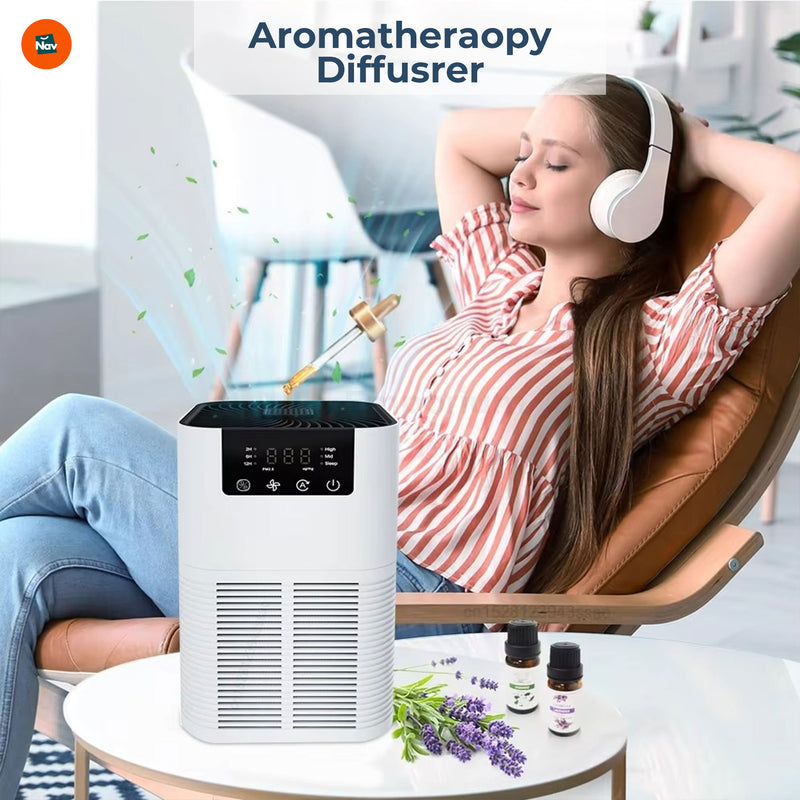 Compact air purifier for small spaces 