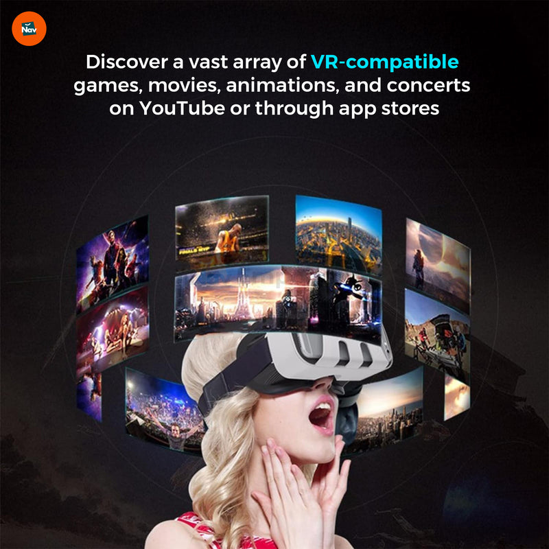 User enjoying VR gaming with VisionVR 