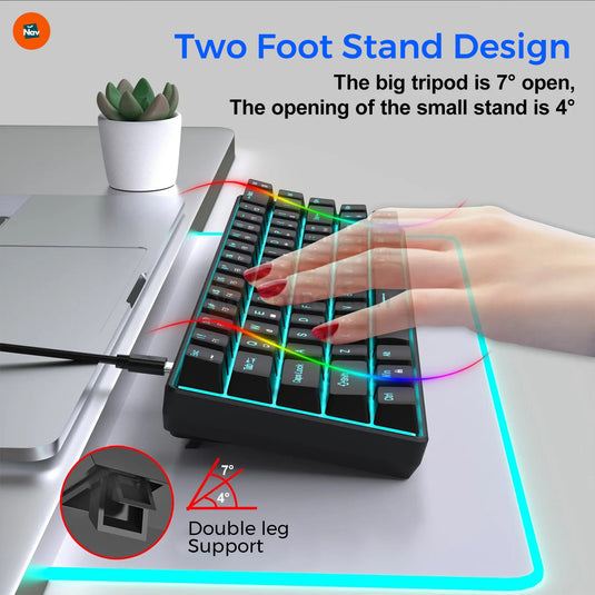 Portable mechanical gaming keyboard 