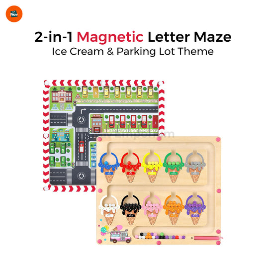 Children Engaging with Magnetic Maze  