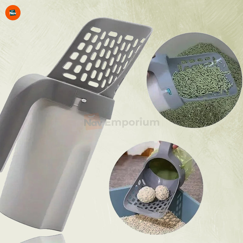 Hygienic cat litter sifter
