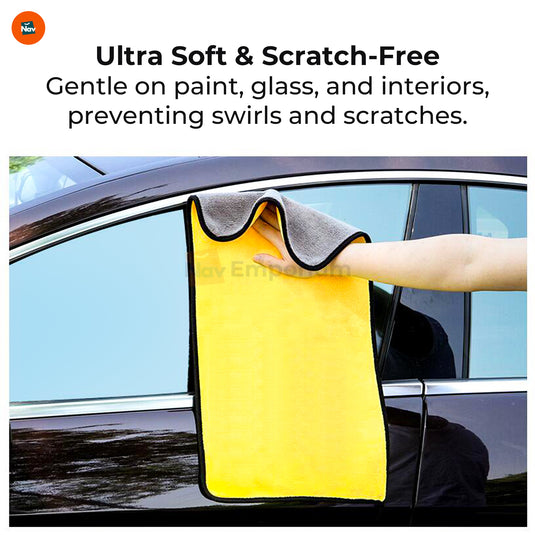 Scratch-free car drying towel