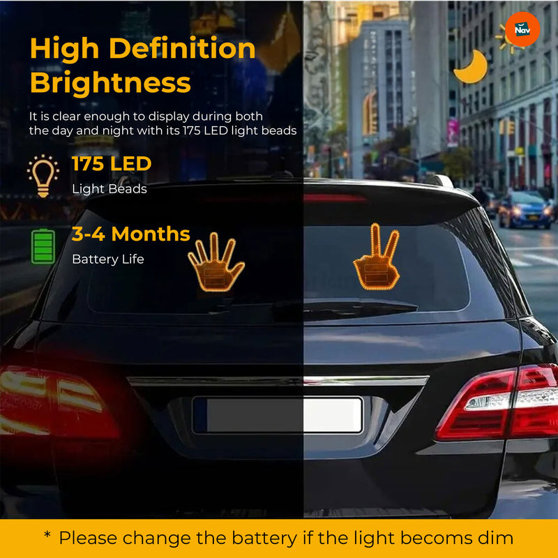 Remote-controlled car LED light  