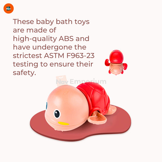 Non-Toxic Tortoise Bath Toy 