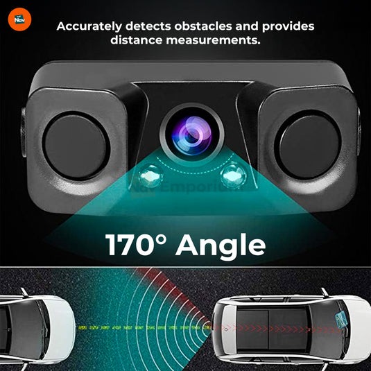 Wide-angle parking assist display