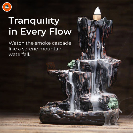 Meditation space with incense burner