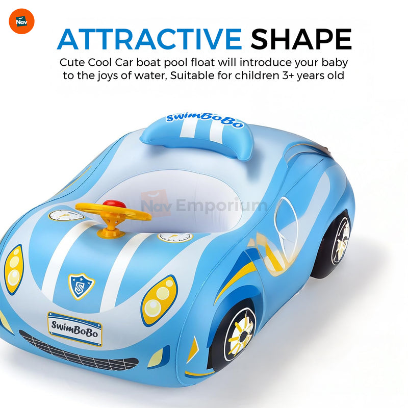 Toddler Car Boat Pool Float 