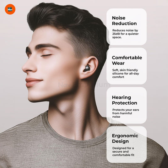 Reusable Noise-Canceling Earplugs 