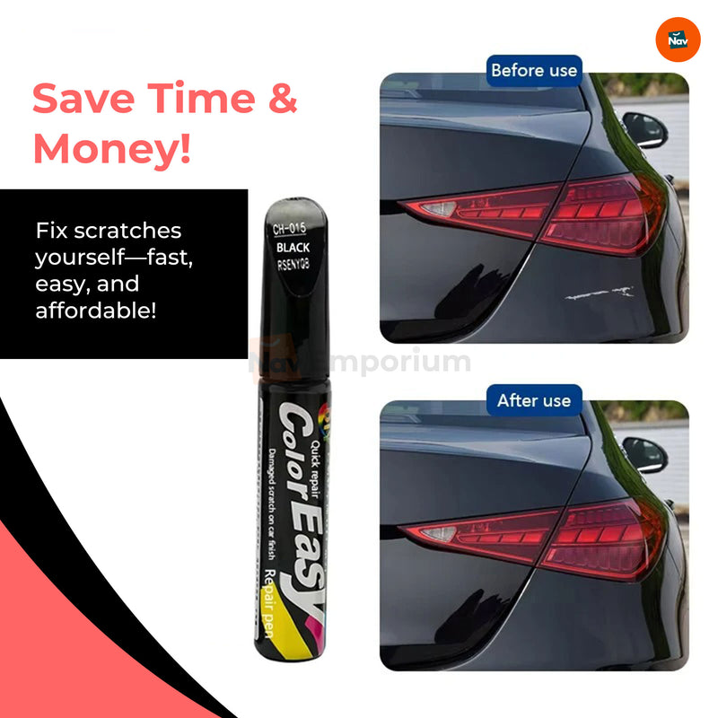 AutoScratch Pen on various car colors 