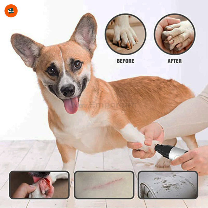 Quiet cat nail grinder