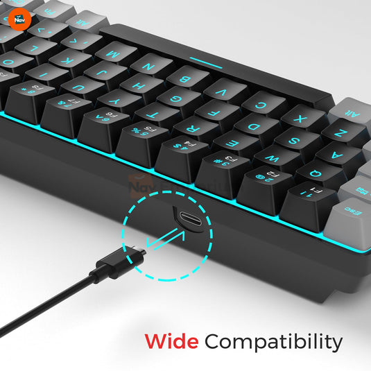 Ergonomic 60% keyboard design 