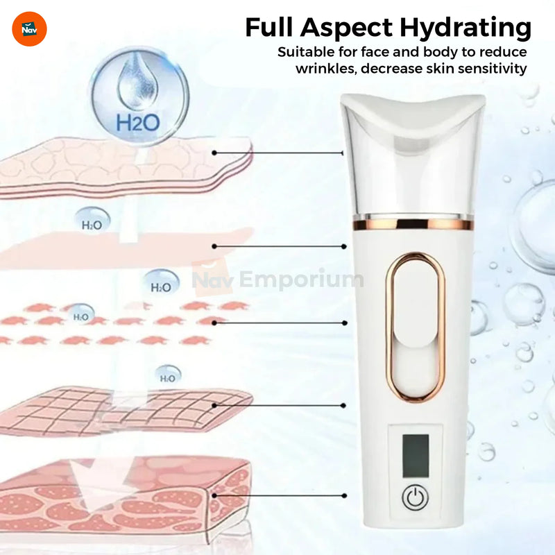  Hydration mist refreshes skin on the go