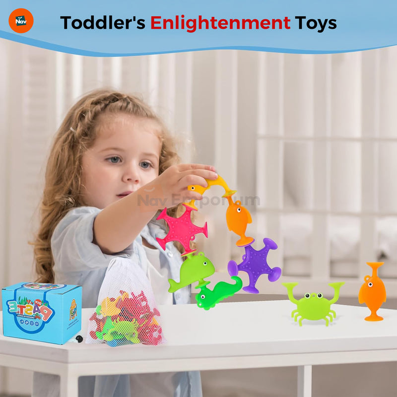 Interactive Bath Time with Ocean Toys 